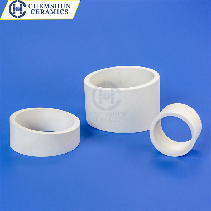 OEM Manufacturer Alumina Ceramic Cylinder - Abrasion Resistant Ceramic Pipe Liner – Chemshun