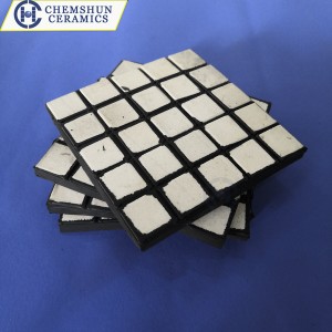 Rubber Backed Ceramic Tile as Wear Resistant Industry Linings