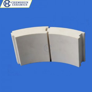 92% 95% Al2O3 Alumina Ceramic Pipe Tile