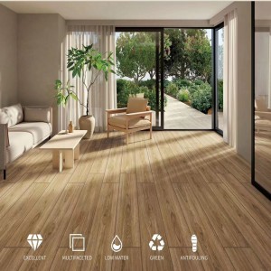 150X600mm Hardwood Flooring Fake Wood Textured Tile - China Floor