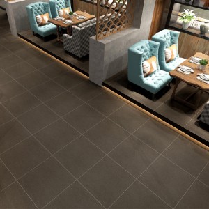 Bottom price Brick Porcelain Tile Flooring - Anti Slip Full Body Rustic Ceramic Floor Tiles 60x60cm Grey Color – Cerarock