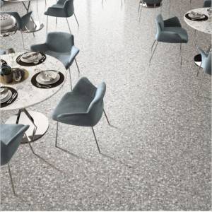 Quartz Stone 600×600 New Design Matte Finish Tile Terrazzo Tiles