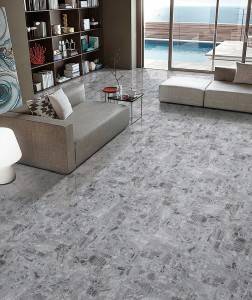 Cool Gray Design Porcelain Tile For Inside Outside Floor