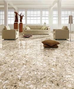 Beige Marble Porcelain Tile For Inside Floor