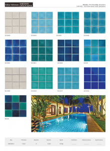 Resort Pool Ceramic Tiles
