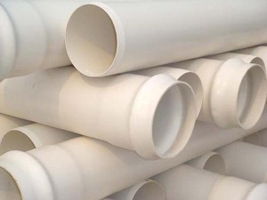 water drainage plastic PVC flared pipe