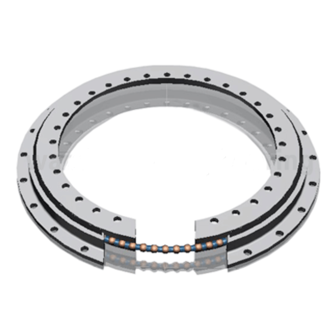 Light type flange slewing bearing without gear 230 Series