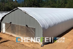 Best Price on Orchid Greenhouse Design - Commercial use blackout system greenhouse – Chengfei