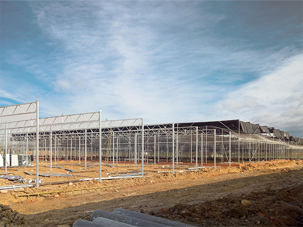 Glass greenhouse project in USA
