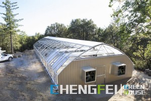 Massive Selection for Greenhouse With Glass Panels - 100% dark environment blackout hemp Greenhouse – Chengfei