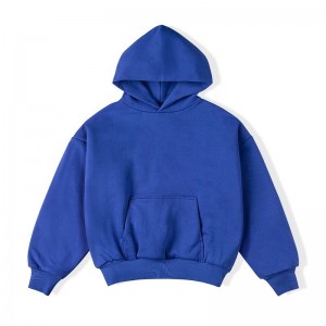 Custom Heavy Cotton Thick Stringless Oversize Plain Hoodies No String Pullover Bulk Oversized Sublimation Blank Hoodies