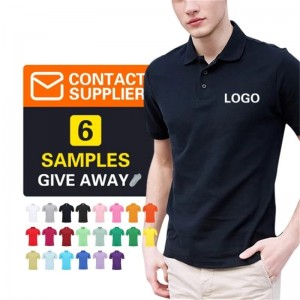 OEM/ODM Casual Pink Polo Shirt Mens Manufacturers –  Custom Solid Plain Blank Polyester Fashion Short Sleeve Polo Shirts for Promotion Advertasing  – C.G.