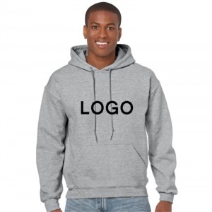 Kundenspezifischer Logo-Baumwollmischungs-Fleece Llined Sweatshirt-Stickerei-Hoodie
