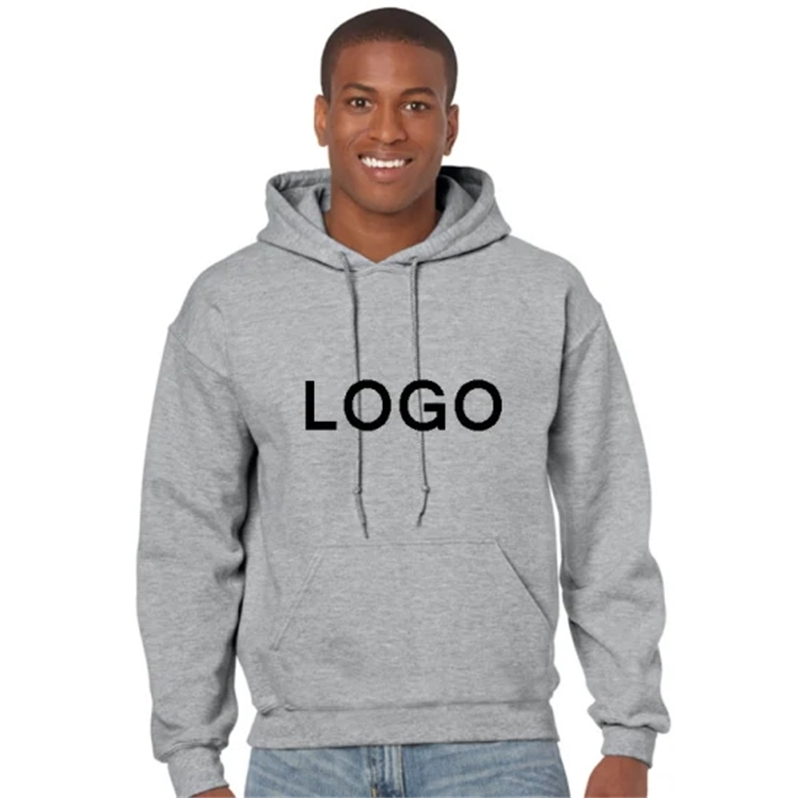 Customized Logo Cotton Blend Fleece Llined Sweatshirt Embroidery Hoodie (6)