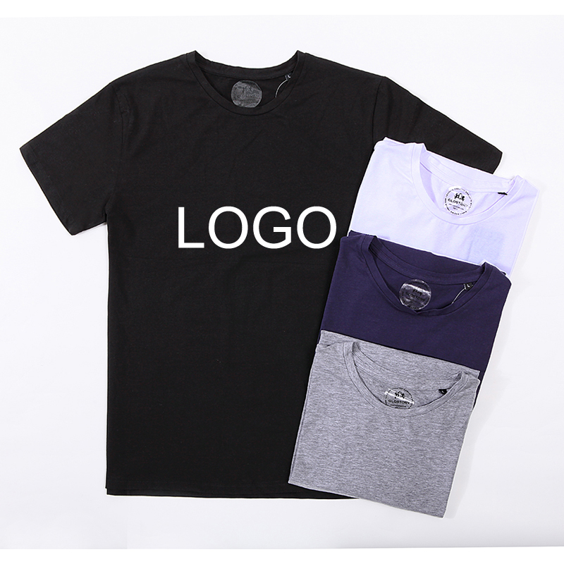 Export Plain Bleached Shirts Supplier –  Custom LOGO and Printing Men’s t-shirts 95% Cotton 5% Spandex High Quality Men Short Sleeve Blank Slim Fitted Underwear T Shirts  – C.G.