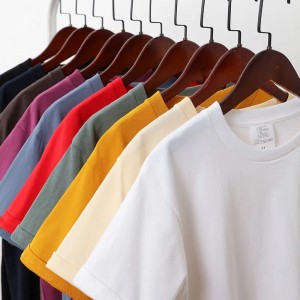 Wholesale 100% Cotton High Quality Custom Men′s T-Shirt Printing Your Brand T Shirt Men Graphic Tees Shirt Women Oversize White