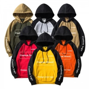 Hot Sale Custom Logo and Printed Cotton Polyester Embroidery Plain Hoodies