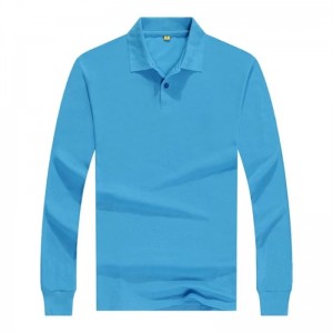 Wholesale Custom Blank Cotton Polyester Promotional Long Sleeve Polo Shirt