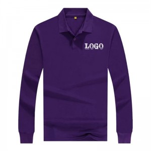 Export Polo Shirt 100% Cotton Suppliers –  Wholesale Custom Blank Cotton Polyester Promotional Long Sleeve Polo Shirt  – C.G.