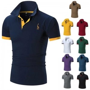 Embroidery large polo shirt Manufacturer –  Custom Design Your Own Brand Polo Shirt Short Sleeve Men’s 100% Cotton Quick Dry Man Golf Polo T-Shirt Shirts  – C.G.