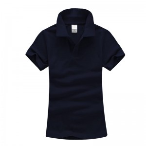100% Cotton 180GSM 16 Colors Custom Printing Embroidery OEM Logo Plain Blank Women Polo T Shirt Polo