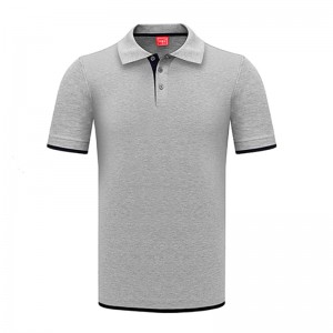 High Quailty Polyester Cotton Plain Mens Polo Advertising with Logo Custom Logo Printed Men’ S Polo