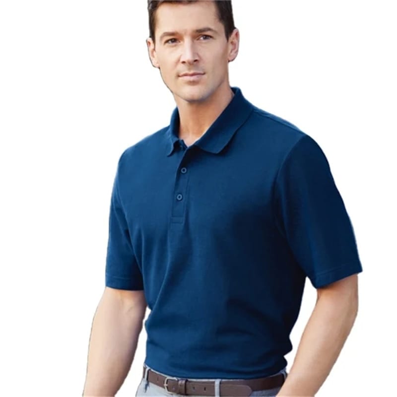 High Quality 100% Cotton 220 GSM OEM Logo Custom Plain Blank Men Golf Polo T Shirt Polo Shirt Polo Featured Image