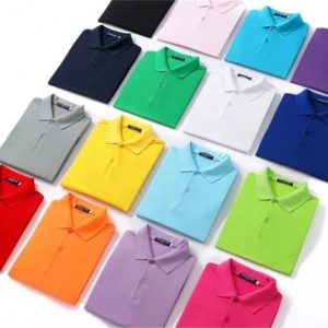 Casual Plain White Golf Men Polo 100% Cotton Embroidered Polo Shirts