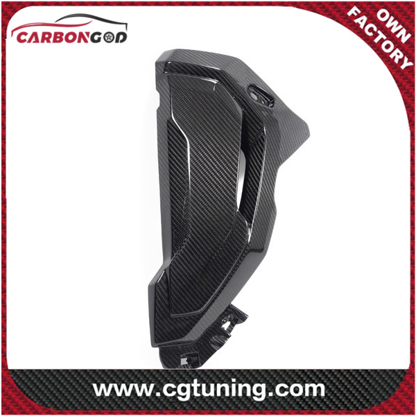 CARBON FIBER WATERCOOLER COVER (COMPLETE) LEFT SIDE S 1000 XR MY FROM 2020