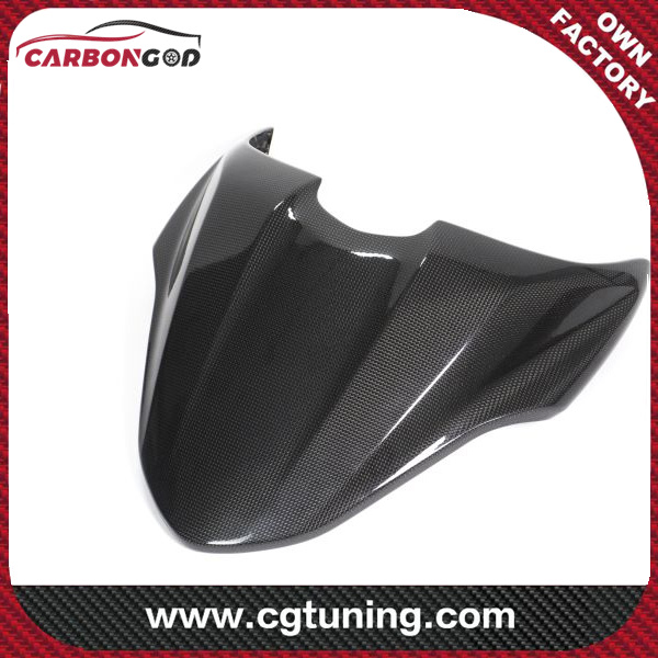 CARBON FIBER SEAT COVER  MONSTER 1200 / 1200 S GLOSSY SURFACE