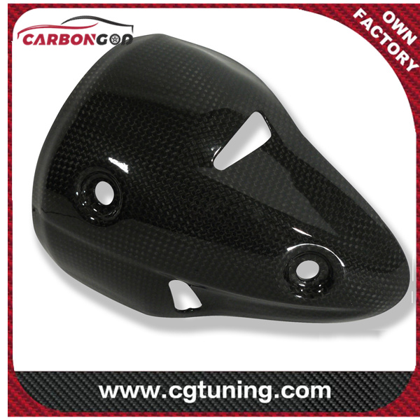 CARBON FIBER EXHAUST PROTECTION RIGHT  – DUCATI 696 / 1100 MONSTER