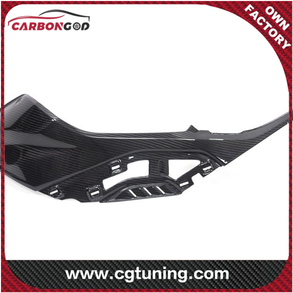 CARBON FIBER TANK SIDE PANEL LEFT WITH ATTACHMENTS FOR COLORED OEM PANEL BMW S 1000 RR FROM MY 2019