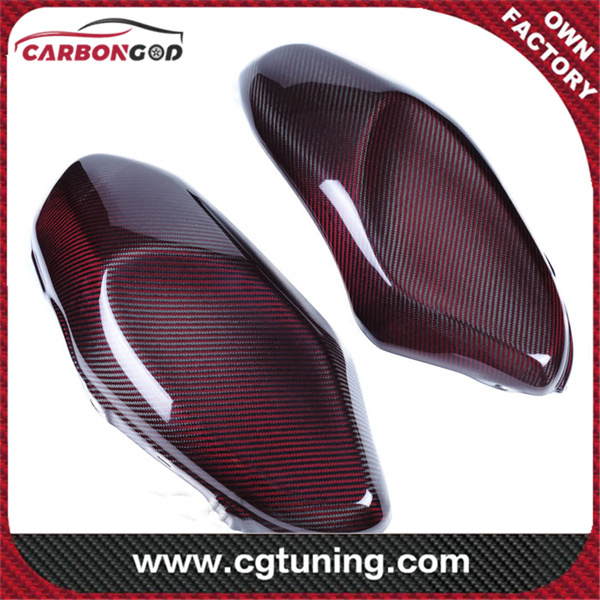 Carbon Yamaha XSR900 Side Tank Covers Red