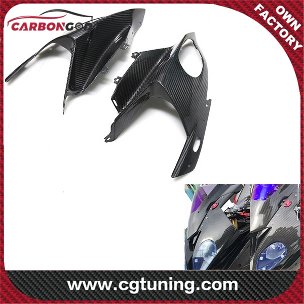 Carbon Fiber For BMW S1000RR Front Fairing Headlight Cowl Bodywork Fairing 2015 2016 2017 2018 Motorcycle parts