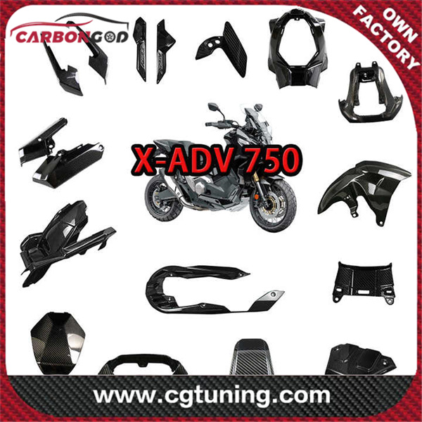 For Honda X-ADV 750 2017-2020 100% Dry Full Carbon Fiber Motorcycle Modified Accessories Parts Side Panels