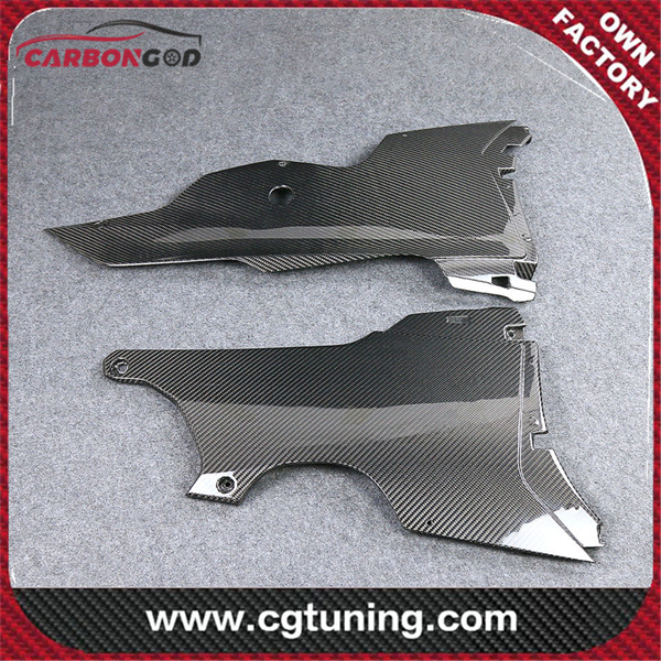 Carbon Fiber Belly Pan Lower Side Panels Cover Fairings parts Kits For Kawasaki ZX10R 2022 2023