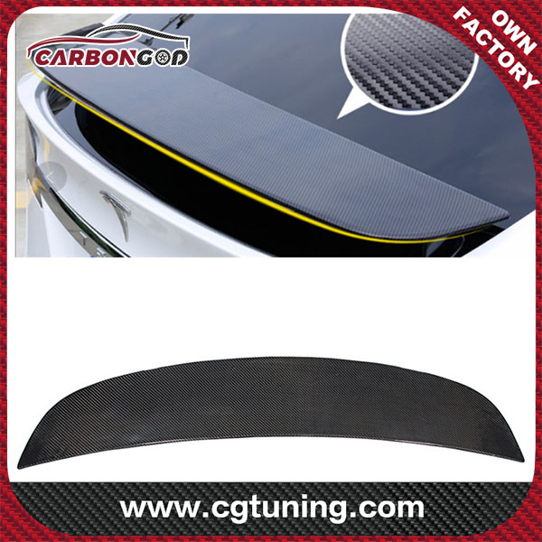 Accessories Decoration OEM Style Carbon Fiber Spoiler For Tesla Model X Rear Spoiler Tail Wing