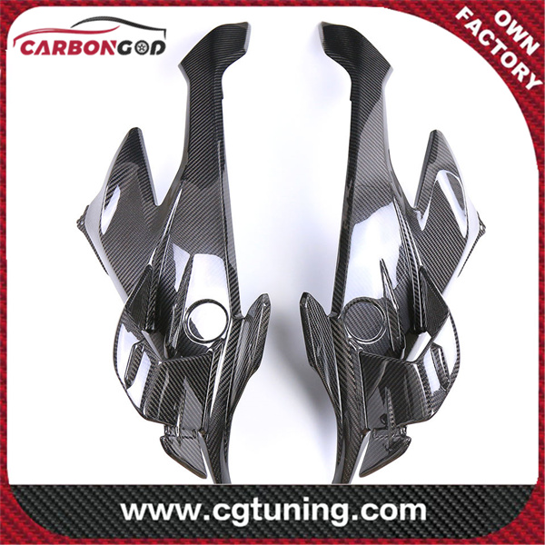 Carbon Fiber Motorcycle Body Parts Side Winglet Fairings Kit Winglets For BMW S1000RR M1000RR 2023 Wings+Front Fairings