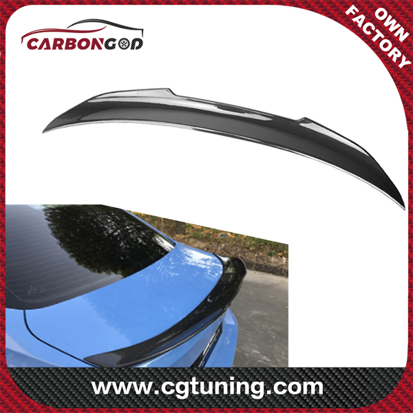 For BMW 4 Series rear spoiler 2015-2020 F33 Coupe 2 Door PSM style Dry Carbon Fiber F33 F83 Rear Spoiler