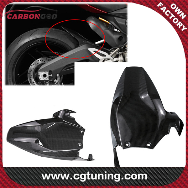 Carbon Fiber Gloss 100% Twill Weave Rear Fender for Ducati Panigale 899 959 Motorcycle Spare Parts Accessories Fairings