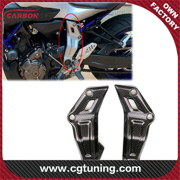 Motorcycle Fairing Carbon Fiber Side Panels Fairings Frame Covers Protectors Panels For Yamaha MT07 FZ07 MT-07 FZ-07 2013-2016