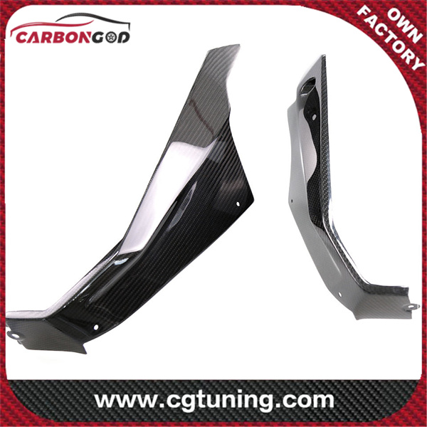 Carbon Fiber Shell Lower Side Fairings Deflector Bottom Plate Shields For Kawasaki NINJA400 2018+