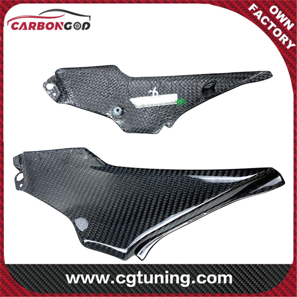 Carbon Fiber Tank Side Covers Fairings Guards Trim Protectors Panels Motorcycle Accessories 2017 2018 2019 For Kawasaki Z900
