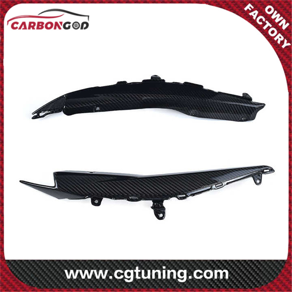 Dry pure carbon rear seat side panels For R3 MT03