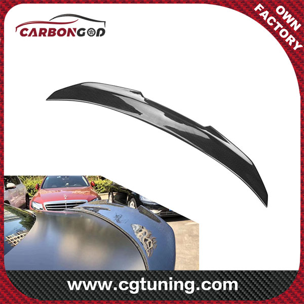 100% Fitment Real Carbon Fiber Car Rear Trunk Spoiler Wing Big For BMW F22 F87 M2 2014-2019 PSM Style