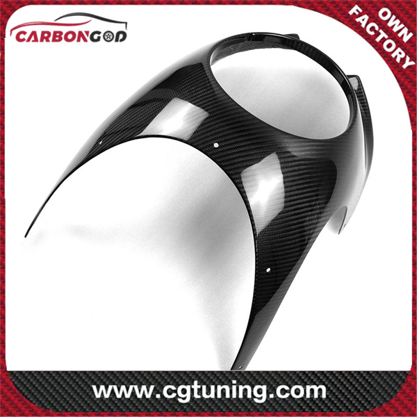 Carbon Fiber Headlight Cowl Headlamp Cover Large Lampshade Fairing for Kawasaki Z900RS 2018-2020