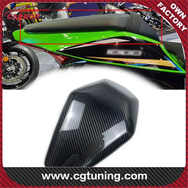 Carbon Fiber Motorcycle Rear Seat Hump Cover Seat Cowl Top Seat Cowling For Kawasaki ZX10R 2016-2021