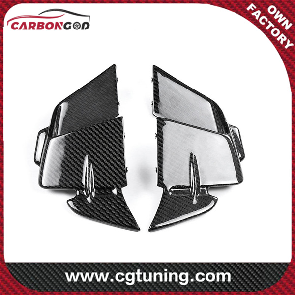Carbon Fiber Motorcycle Accessories Reducer Air Deflector Winglets Fixed Wing Fairing For BMW S1000RR 2023