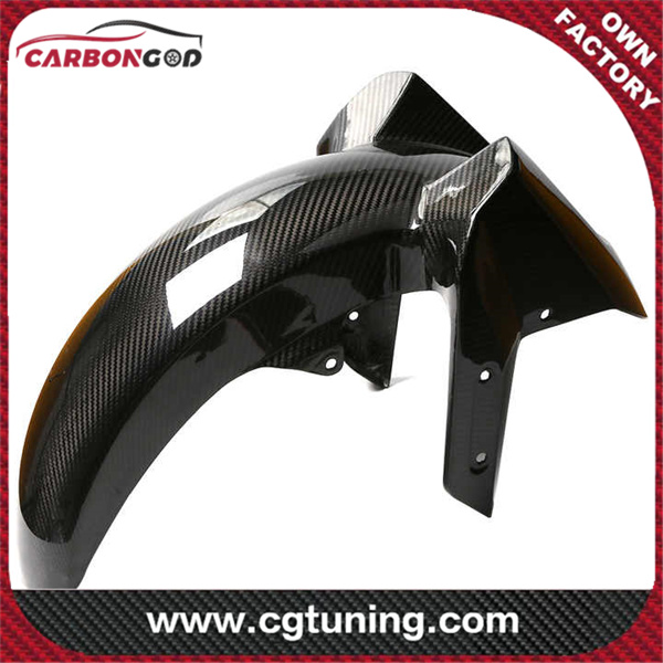 Carbon Fiber Motorcycle Front Fender Mudguard Cover Modified Accessories Parts Fairing For Yamaha Tmax530 DX 2017+
