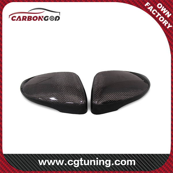 CC Carbon Mirror Caps OEM Fitment Side Mirror Cover for Volkswagen CC Scirocco Passat EOS Beetle 1:1Replacement